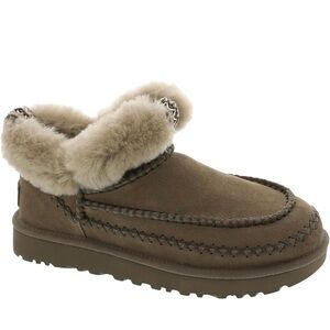 UGG Brown Suede Boots with Plush Lining